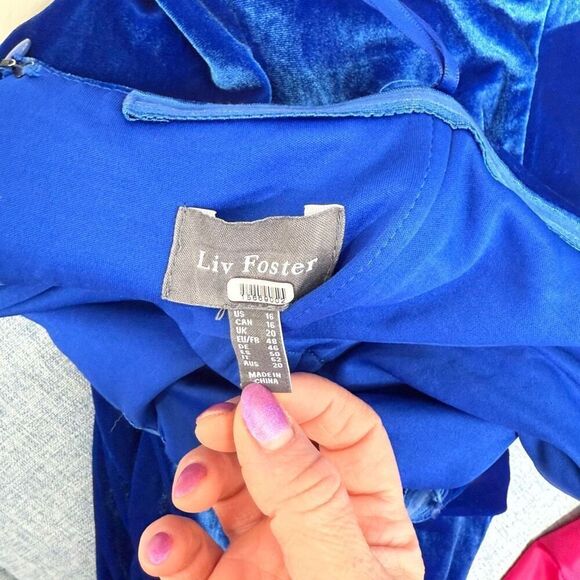 Liv Foster Velvet Strapless Gown 🗃️ - Picture 9 of 9